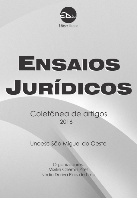 COLETANEA DE ARTIGOS 2016 SERIE ENSAIOS JURIDICOS