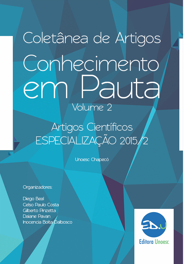 CAPA WEB conhecimento em pauta 2015 especializacao