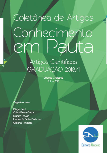 CAPA Conhecimento em Pauta Graduacao 2018